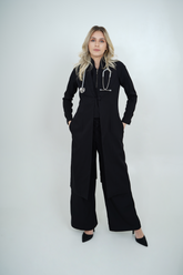 Bata Phante Negro Para Dama